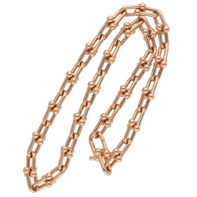 TIFFANY&Co. HardWear Medium Link 18K Gold Necklace