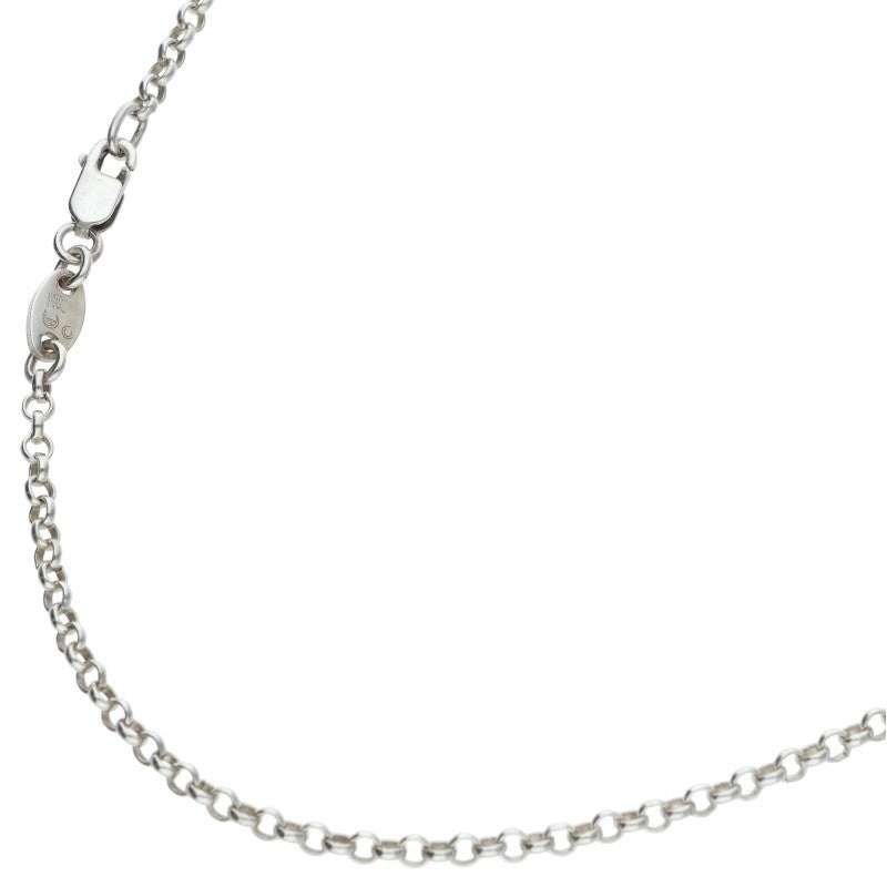 Chrome Hearts Silver Roll Chain Necklace Size 20 Inch