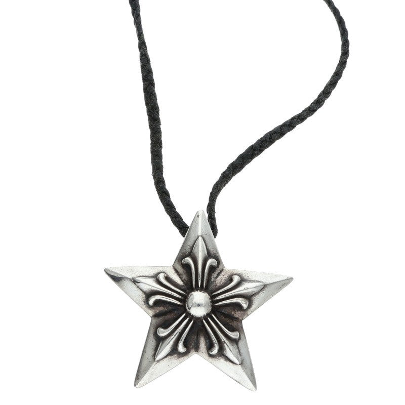 Chrome Hearts Large Star Sterling Silver Necklace Pendant