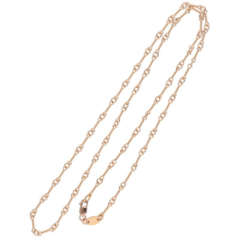 Chrome Hearts 22K Twist Chain T20 Gold Necklace Size Yellow