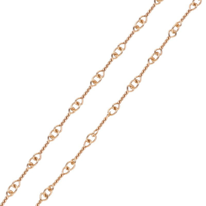 Chrome Hearts 22K Yellow Gold Chain Necklace Size 24 Inch