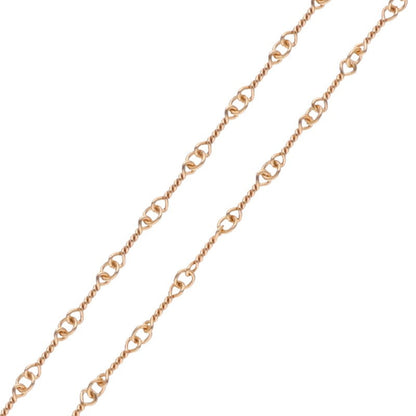 Chrome Hearts 22K Yellow Gold Chain Necklace Size 24 Inch