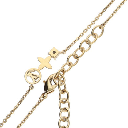 LOUISVUITTON m00368 LV Circle Monogram Flower Necklace Gold