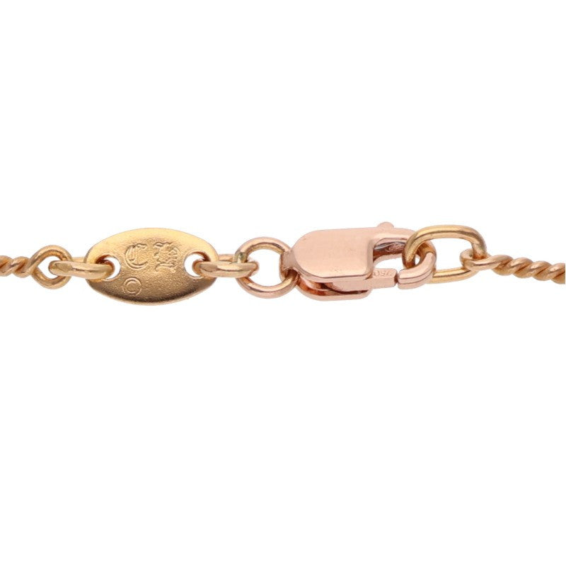 Chrome Hearts 22K Gold Twist Chain Necklace Size 20 Inch