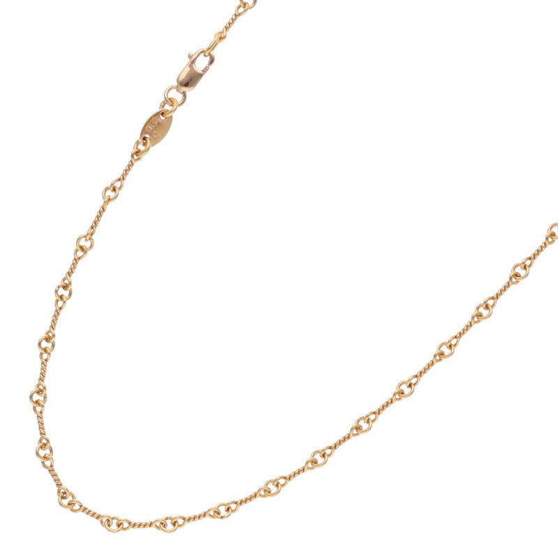 Chrome Hearts 22K Twist Chain Gold Necklace Size 18 Inch