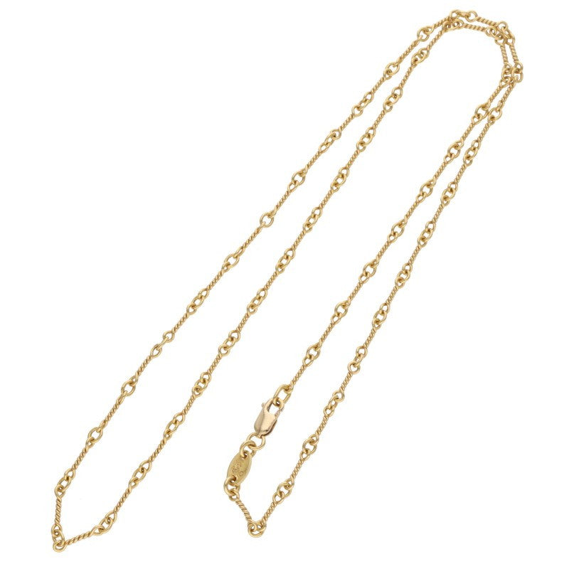 Chrome Hearts 22K NECKCHAIN T18 Gold Necklace Size 18 Inch