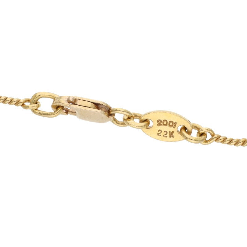Chrome Hearts 22K NECKCHAIN T18 Gold Necklace Size 18 Inch