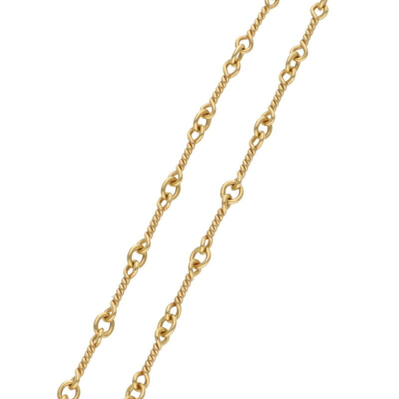 Chrome Hearts 22K NECKCHAIN T18 Gold Necklace Size 18 Inch