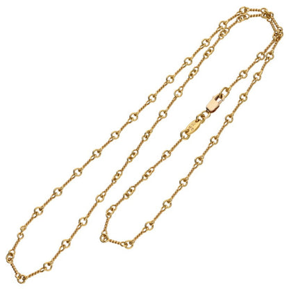 Chrome Hearts 22K Gold Twist Necklace Yellow Size 18 Inch