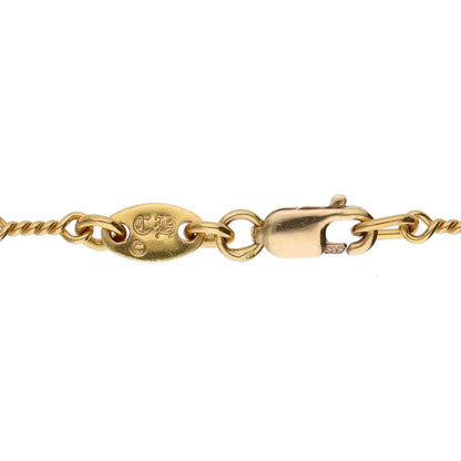 Chrome Hearts 22K Gold Twist Necklace Yellow Size 18 Inch
