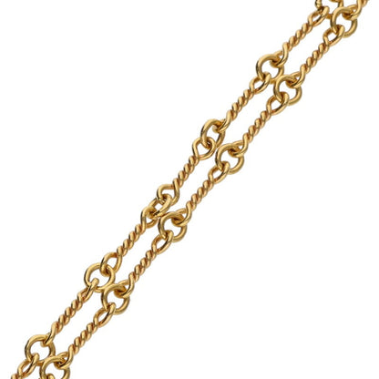 Chrome Hearts 22K Gold Twist Necklace Yellow Size 18 Inch