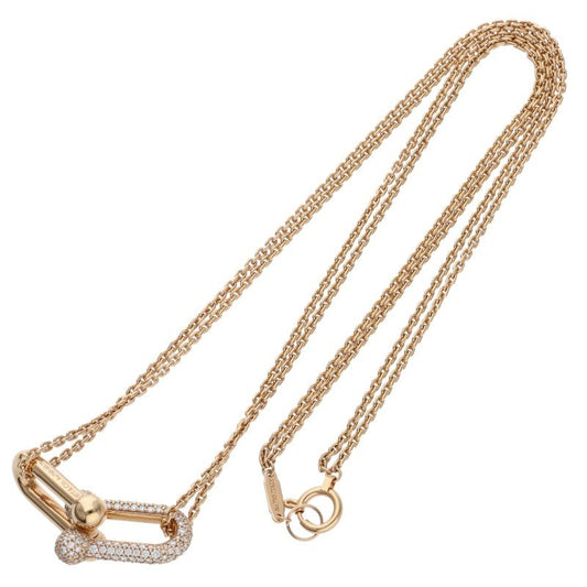 TIFFANY&Co. HardWear Double Link Pave Diamond Necklace