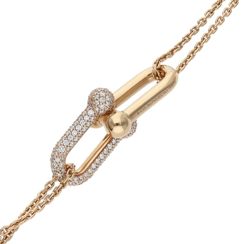 TIFFANY&Co. HardWear Double Link Pave Diamond Necklace