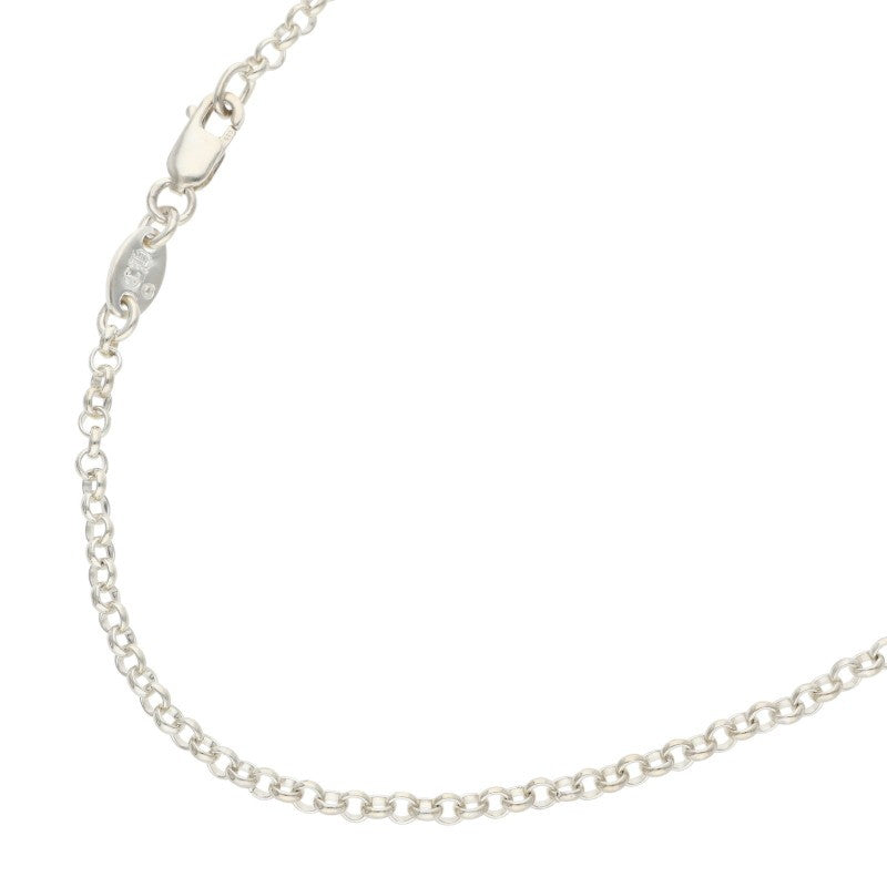 Chrome Hearts R16 Silver Roll Chain Necklace Size 16 Inch