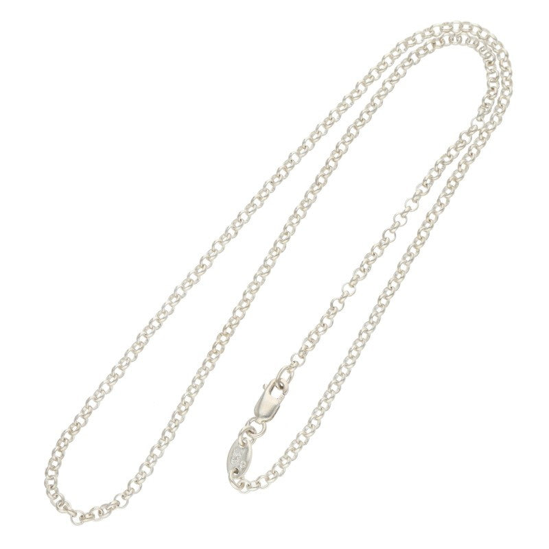 Chrome Hearts R16 Silver Roll Chain Necklace Size 16 Inch