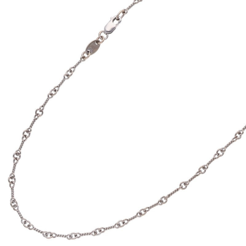 Chrome Hearts 18KWG Twist Chain White Gold Size 20 Inch