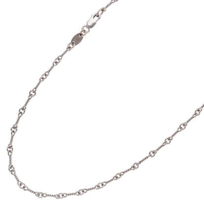 Chrome Hearts 18KWG Twist Chain White Gold Size 20 Inch