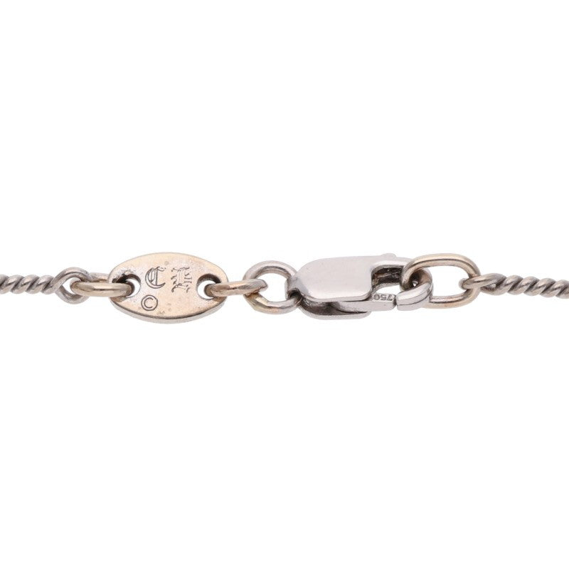 Chrome Hearts 18KWG Twist Chain White Gold Size 20 Inch