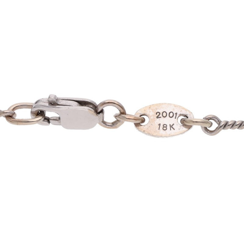 Chrome Hearts 18KWG Twist Chain White Gold Size 20 Inch