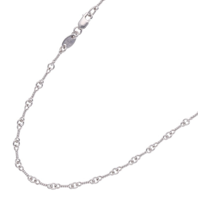 Chrome Hearts 18KWG Twist Chain Necklace Size 16 Inch