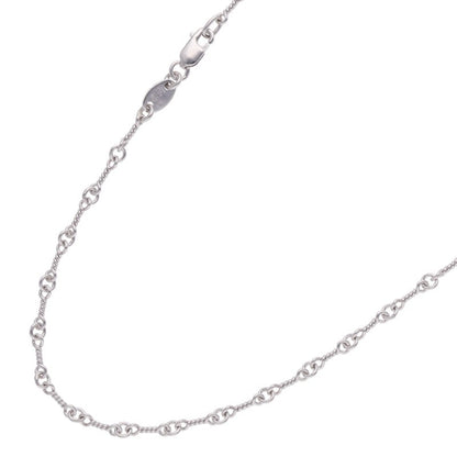 Chrome Hearts 18KWG Twist Chain Necklace Size 16 Inch