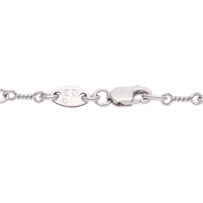 Chrome Hearts 18KWG Twist Chain Necklace Size 16 Inch