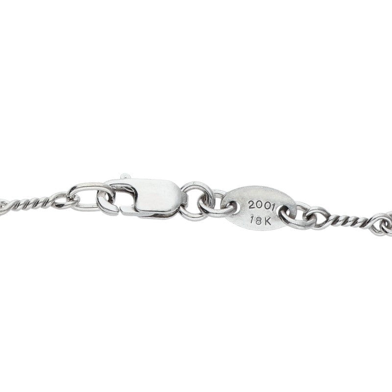 Chrome Hearts 18KWG NECKCHAIN T16 White Gold Necklace Size 16 Inch