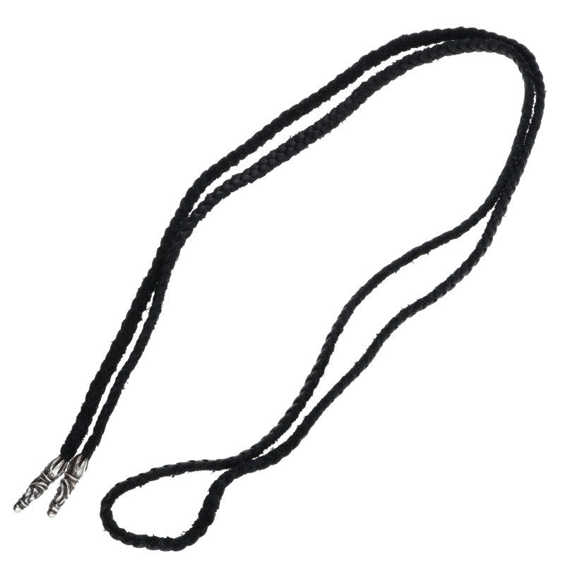 Chrome Hearts LEATHER BRAID Scroll Leather Necklace Multi