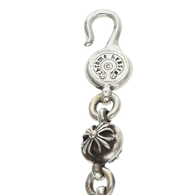 Chrome Hearts #2 Cross Ball Silver Necklace Size 18 Inch