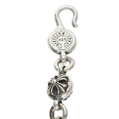 Chrome Hearts #2 Cross Ball Silver Necklace Size 18 Inch