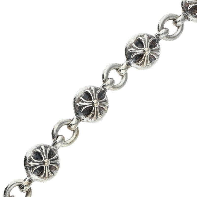 Chrome Hearts #2 Cross Ball Silver Necklace Size 18 Inch