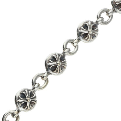 Chrome Hearts #2 Cross Ball Silver Necklace Size 18 Inch