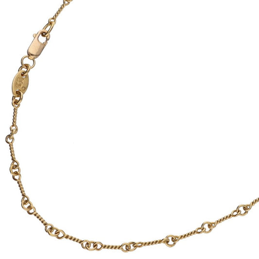 Chrome Hearts 22K Twist Chain Necklace Size 18 Inch
