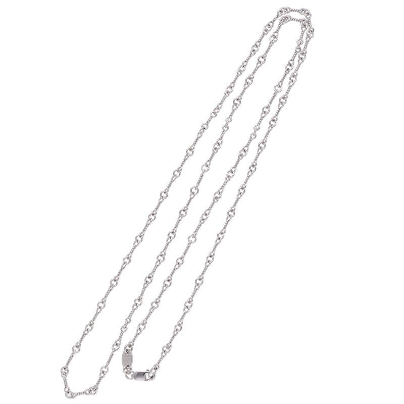 Chrome Hearts 18KWG Twist Chain Necklace Size 24 Inch