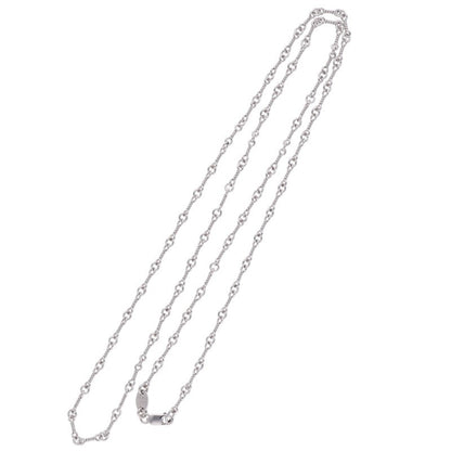 Chrome Hearts 18KWG Twist Chain Necklace Size 24 Inch