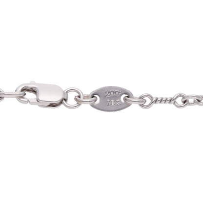 Chrome Hearts 18KWG Twist Chain Necklace Size 24 Inch