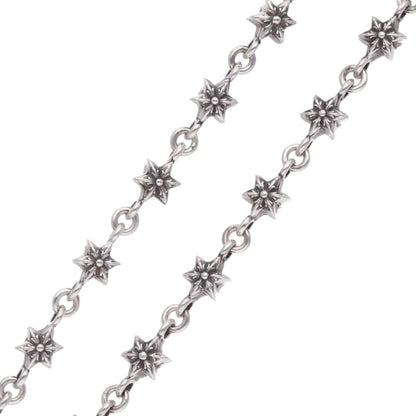 Chrome Hearts CHN TNY STAR Old Silver Necklace Size 25 Inch