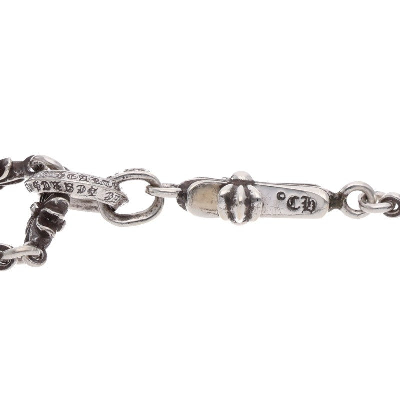 Chrome Hearts 925 CH Cross Choke Chain Rosary Necklace