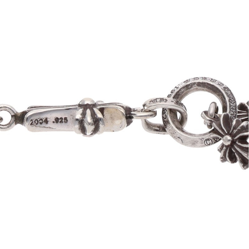 Chrome Hearts 925 CH Cross Choke Chain Rosary Necklace