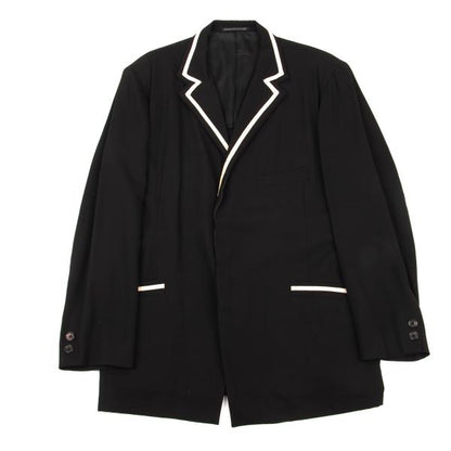 Yohji Yamamoto POUR HOMME Black Taping Jacket Size M