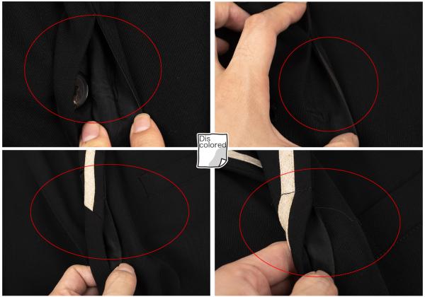Yohji Yamamoto POUR HOMME Black Taping Jacket Size M