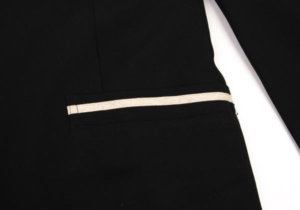 Yohji Yamamoto POUR HOMME Black Taping Jacket Size M