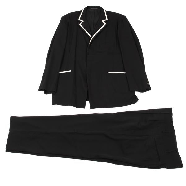 Yohji Yamamoto POUR HOMME Black Taping Jacket Size M