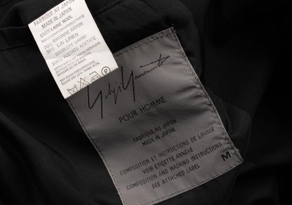 Yohji Yamamoto POUR HOMME Black Taping Jacket Size M