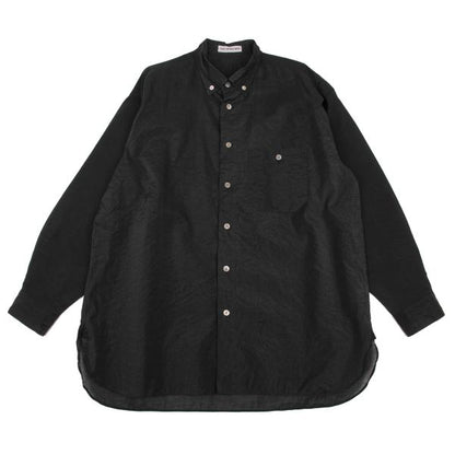 ISSEY MIYAKE MEN 96AW Cotton Nylon Stitch Shirt Black Size L