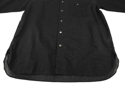 ISSEY MIYAKE MEN 96AW Cotton Nylon Stitch Shirt Black Size L