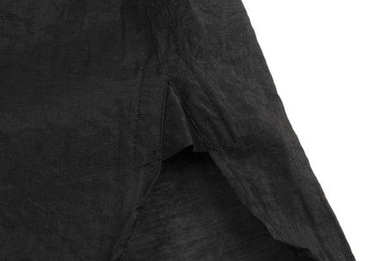 ISSEY MIYAKE MEN 96AW Cotton Nylon Stitch Shirt Black Size L