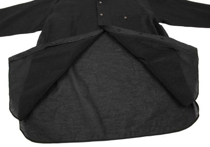 ISSEY MIYAKE MEN 96AW Cotton Nylon Stitch Shirt Black Size L