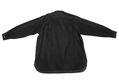 ISSEY MIYAKE MEN 96AW Cotton Nylon Stitch Shirt Black Size L