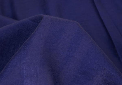 ISSEY MIYAKE MEN Rayon Nylon Shiny Shirt Blue Size L